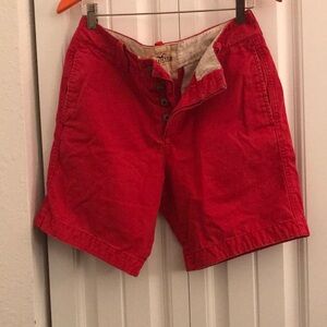 Hollister Red Casual Shorts
